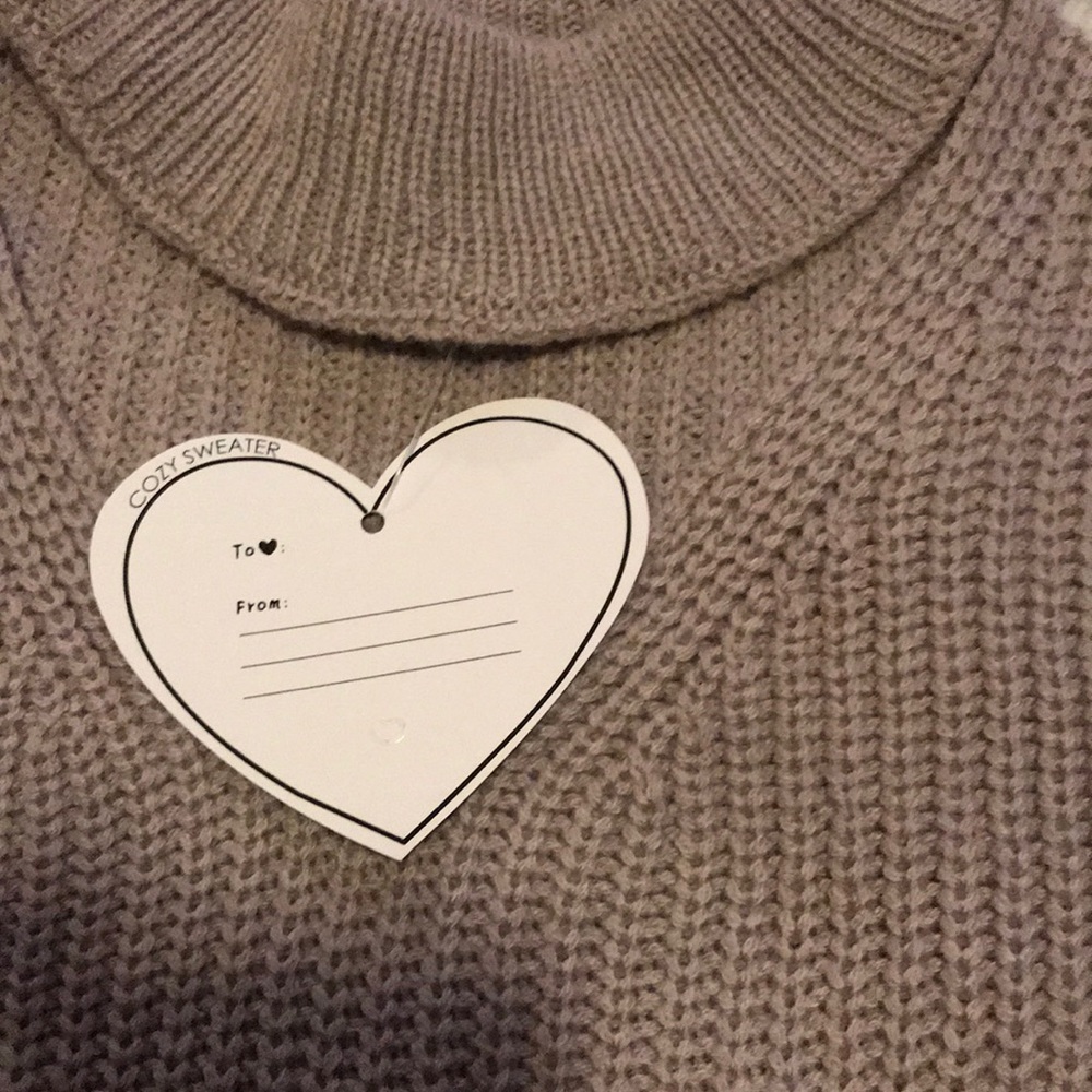 🔥Deep Sugar Distressed Choker sweater top🔥 - Picture 8 of 8